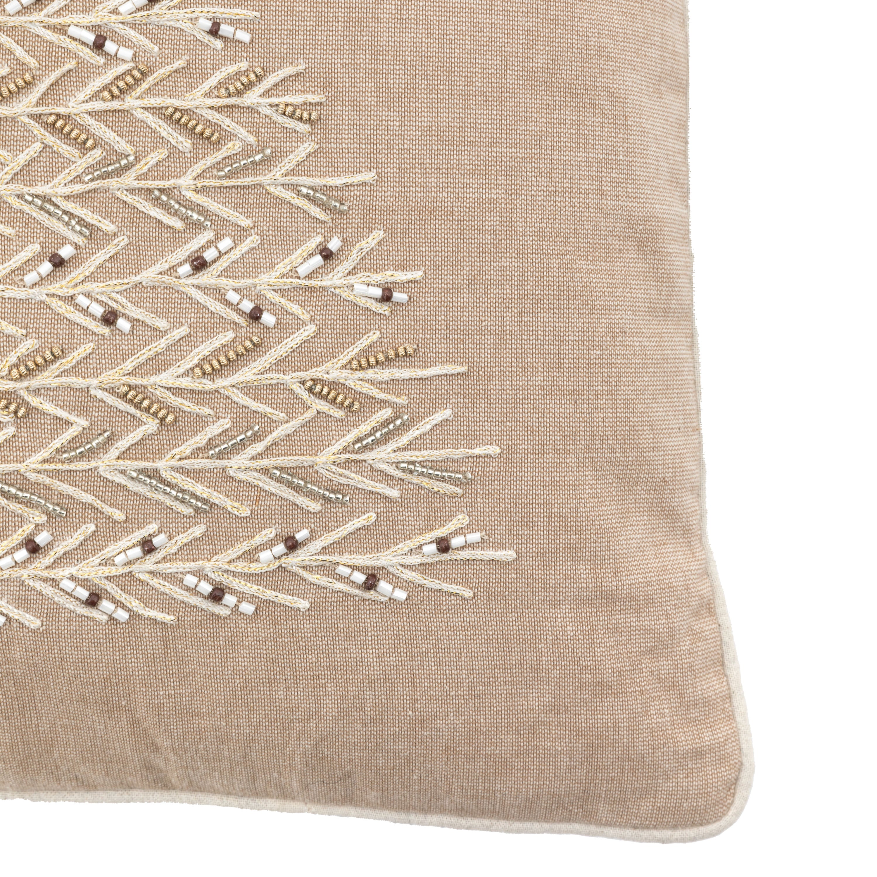 Pearly White Single Tree Cushion 45x45